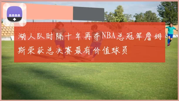 湖人队时隔十年再夺NBA总冠军詹姆斯荣获总决赛最有价值球员